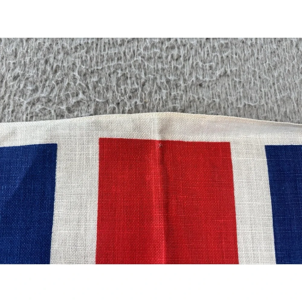Vintage I'm Backing Britain Tea Towel MCM Kitsch Wall Hanging Union Jack 1960s